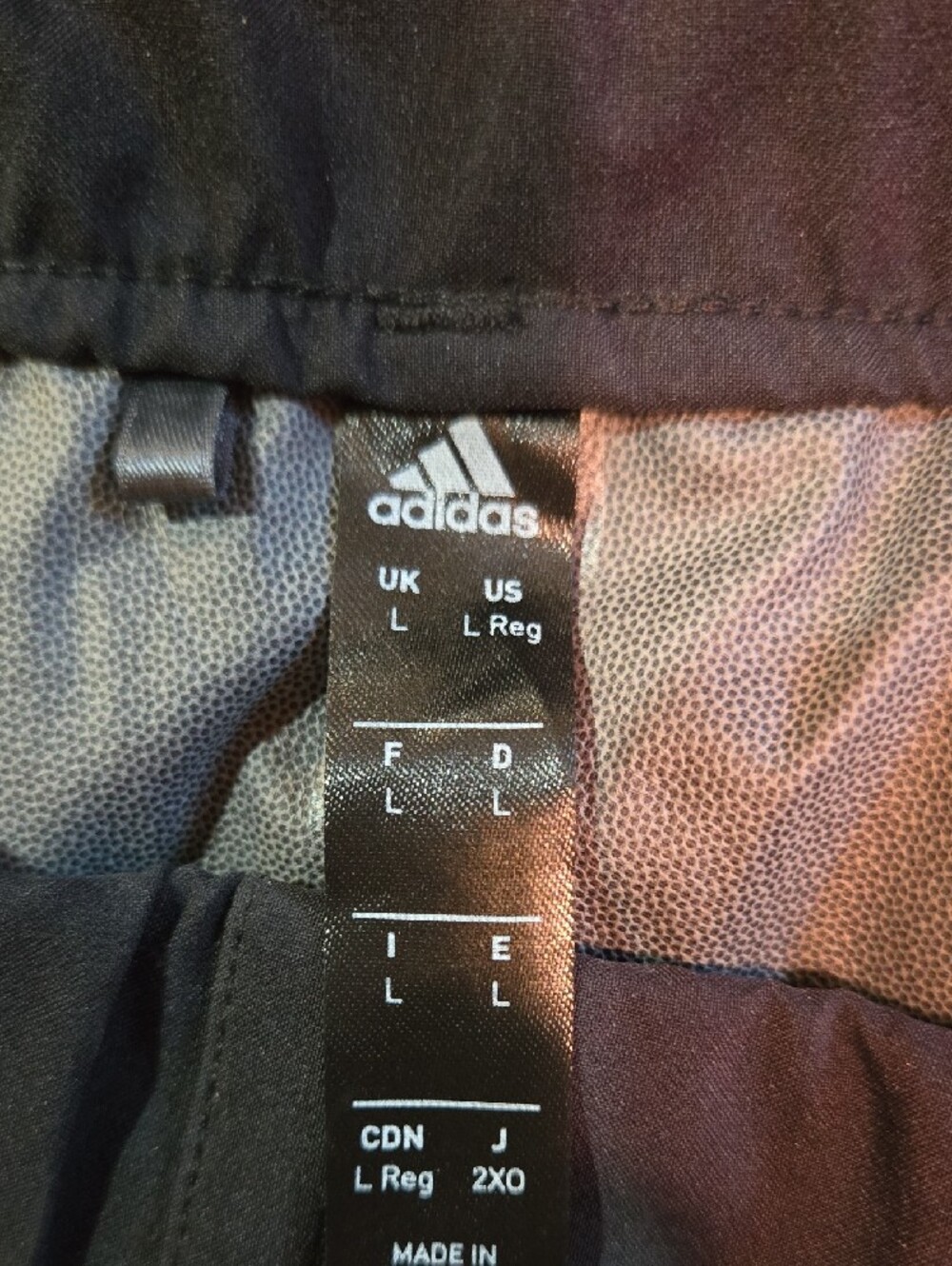 adidas Black Athletic Track Pants with Logo - Picture 3 of 3